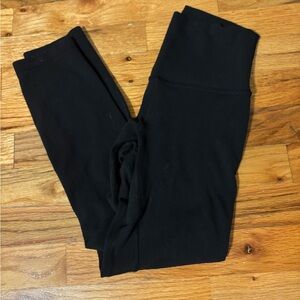 size 2 black lululemon align leggings